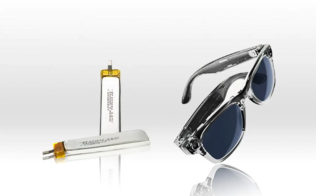 AR glasses battery case study - optimized custom lithium battery design for better space utilization